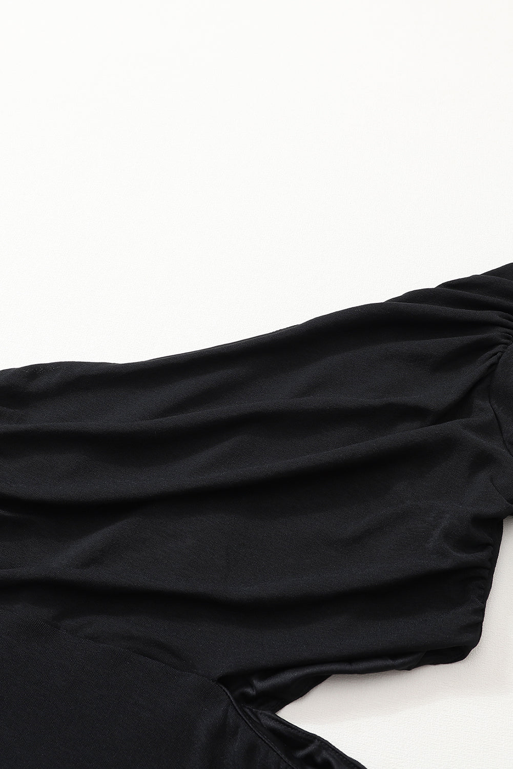 Black  Asymmetric One Shoulder Cutout Bodycon Dress